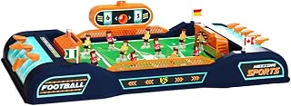 Mini Juego De Futbolín: El Último Juego De Mesa para 2 Jugadores | De Fútbol con Marcador para Salas De Juegos De Interior, Reuniones Familiares, Viajes Y Regalo De Cumpleaños para Niños, Materi