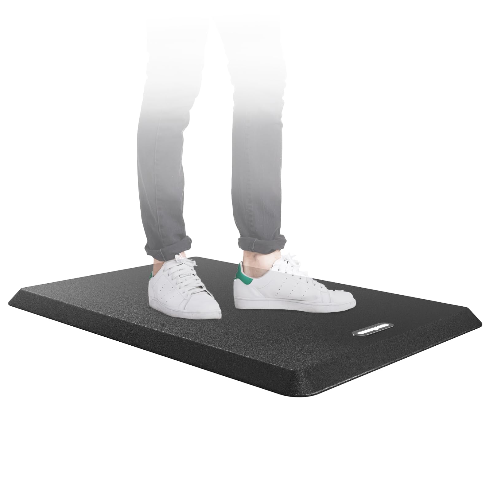 Fohfurniture Tapis anti-fatigue pour poste de travail debout 75 x 51 x 2 cm avec poignée pour table haute, bureau, cuisine, bureau, cuisine, bureau, tapis de travail pour debout debout, étanche et