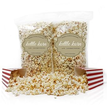 PopN Popcorn Kettle Corn, 16 oz Sweet and Salty Ready to Eat Snack Bag