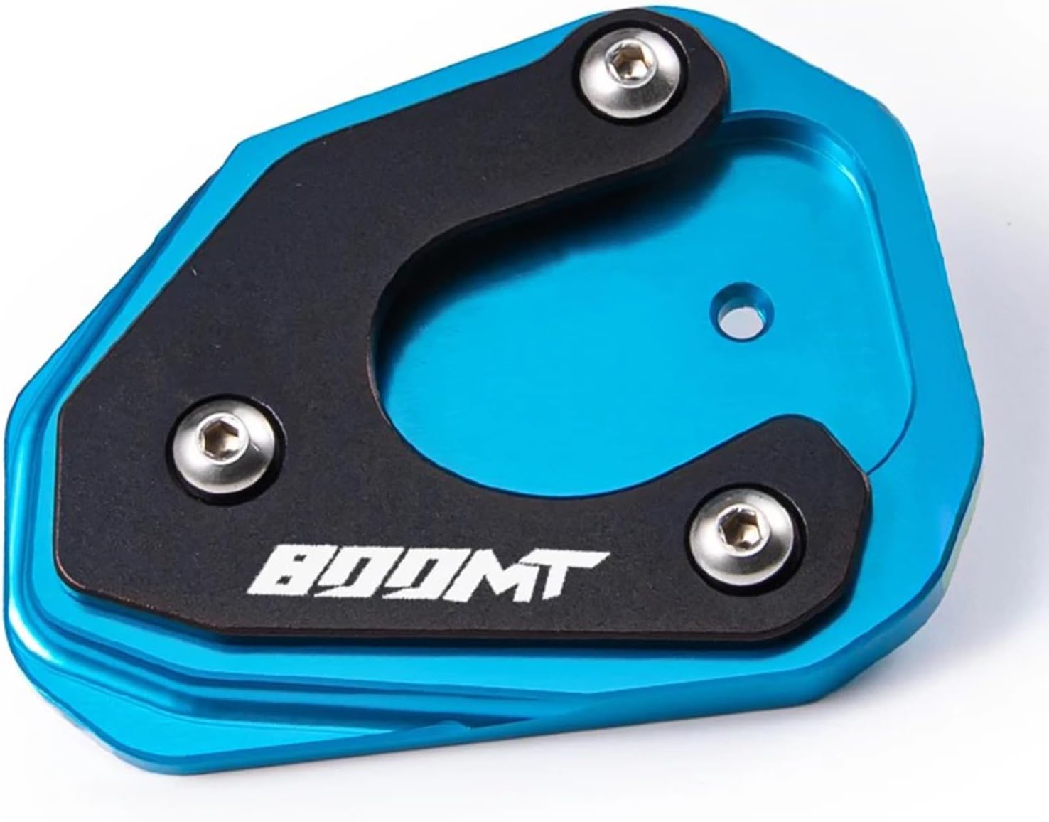 Black Enlarged Kickstand Pad Pedal Side Stand Pad Compatible with CFMOTO Ibex 800 S/T/E 2023 2024 2025,Aluminum,CNC-machined,Anodized,CFMOTO Ibex 800 Accessories