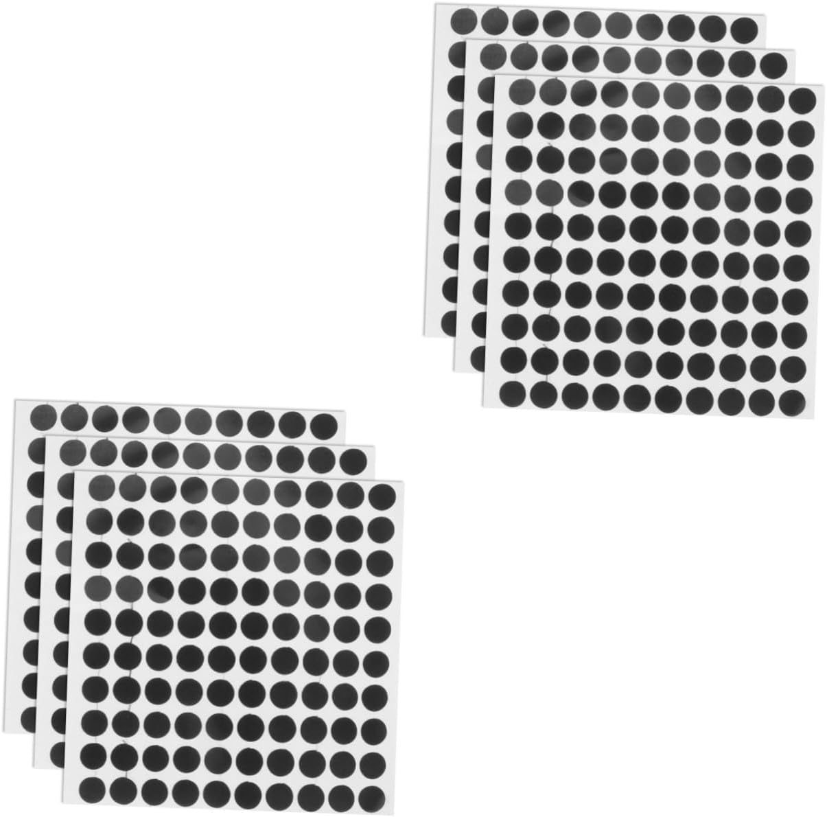 Toyvian Black Billiard Dot Stickers for Pool Table Marking Durable Self Adhesive Spots for Snooker Billiards