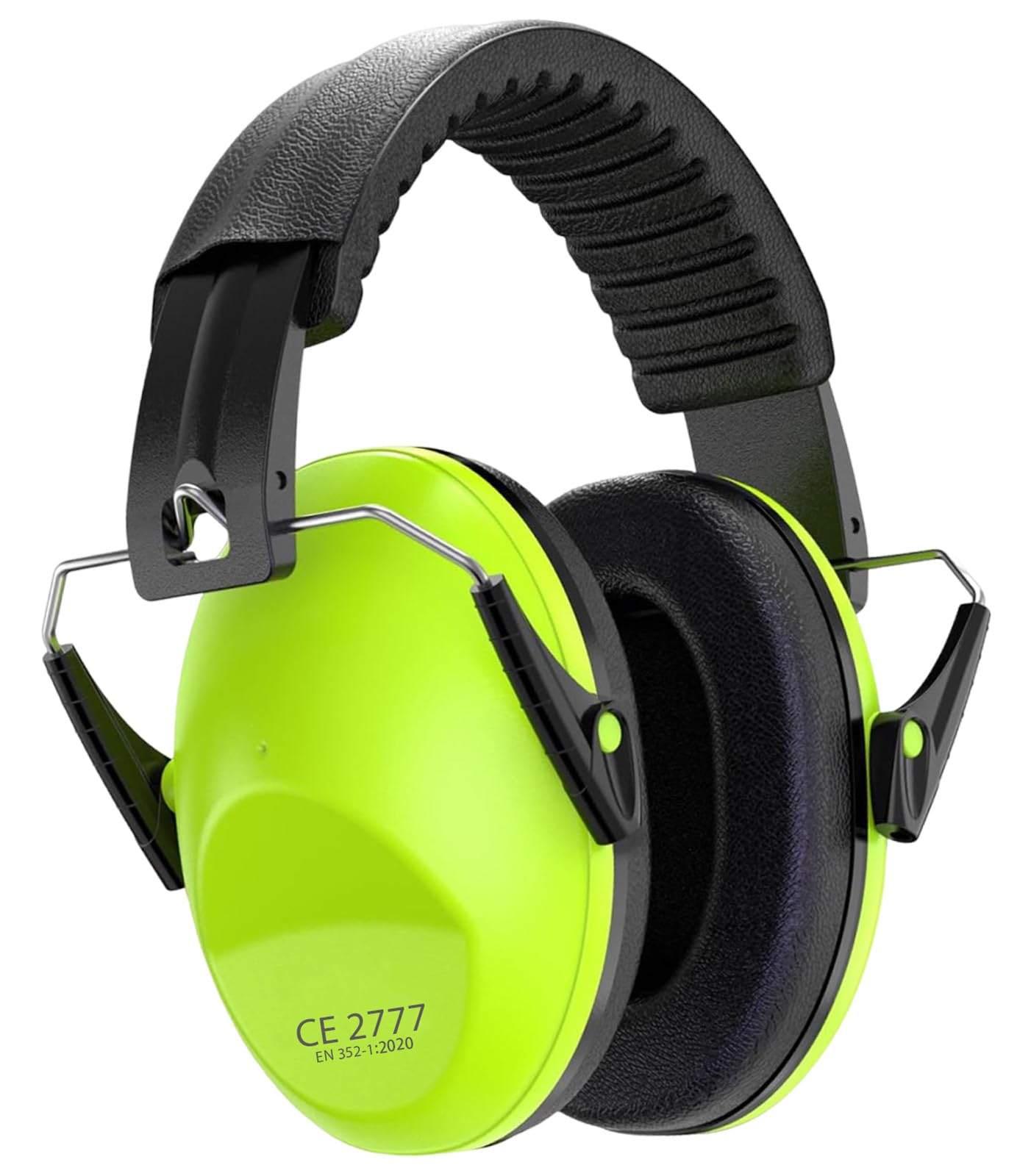 YANKUIRUI Hearing Protection for Children, SNR 26 dB Noise Protection for 3-16 years. Earmuffs for Sleep, Travel and Carnival Parades, Autism Noise Canceling Kids Ear Defenders (Green)