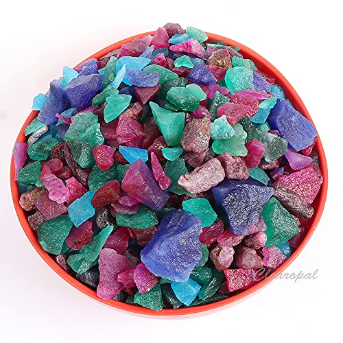 Natural Raw Rough Ruby, Sapphire, Emerald, Star Ruby & Aquamarine Mix Loose Gemstones Lot 1000.00 Ct.. Healing Crystal #TOP4