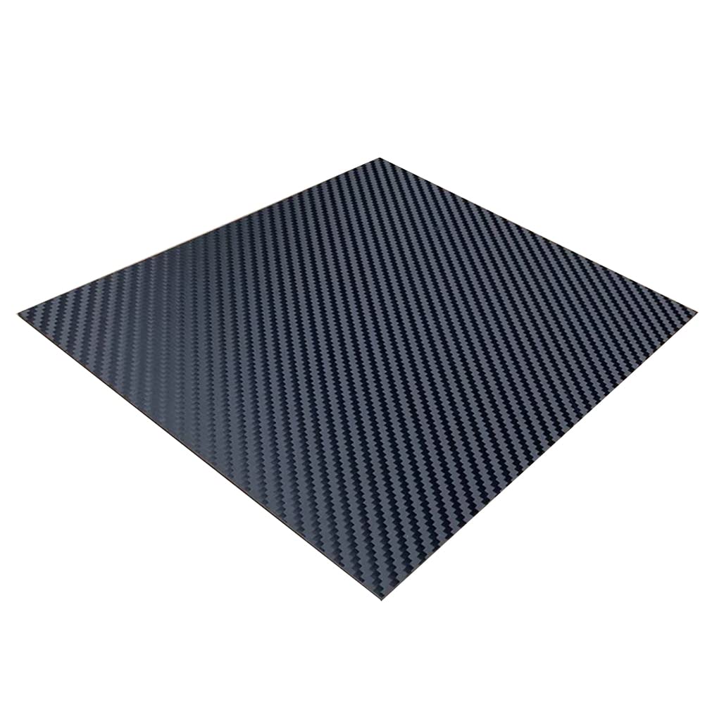 Carbon Fibre Sheets, Carbon Fiber Laminate Sheet Composite Material Twill Matte100mm×600mmthickness0.5mm1mm1.5mm2mm2.5mm3mm3.5mm4mm5mm(5mm*100mm*600mm)