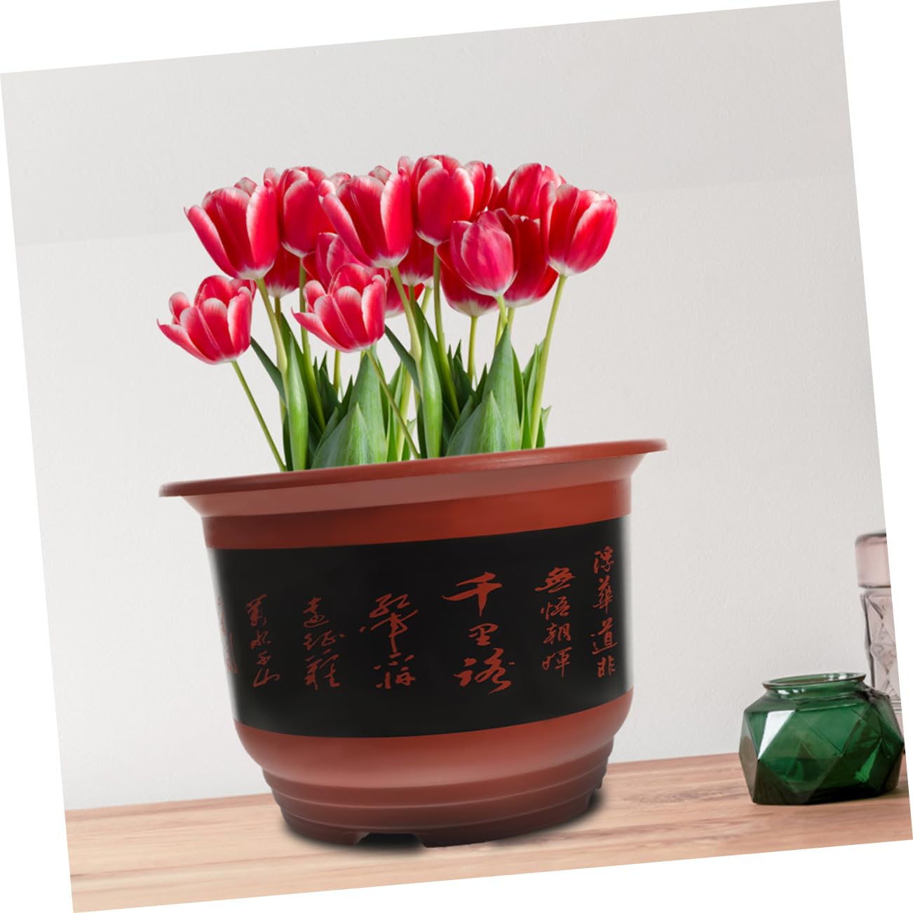 Hemobllo 2pièces Pot De Fleurs Plastique pour Orchidées avec Drainage pour Plantes Intérieur Et Extérieur Lot de Jardinières