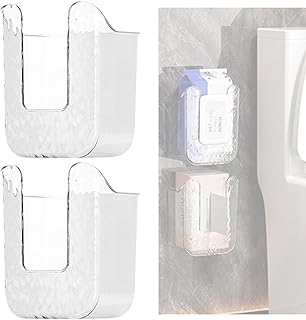 Kitchen Wipes Storage Box,2025 No Punching Wall Flushable Wipes Holder for Bathroom - Wipes Container,Smart Organization for Effortless Cleaning(2PCS)