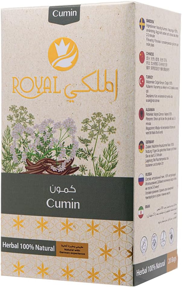 Al Malaky Royal Cumin tea, 20 bags
