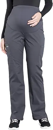 Maternity Scrub Pants for Women, Soft Stretch WW220