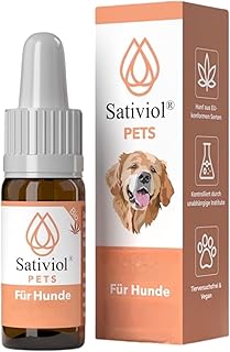 Premium Beruhigungsöl für Hunde – Reich an Omega 3, 6 und 9 – Beruhigungsmittel für Hunde