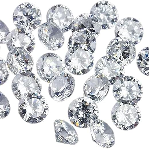 Moissanite D Color Round Brilliant Cut Loose Stone for Jewelry Making | Lab Created Diamond Alternative Gem for Rings Earr...