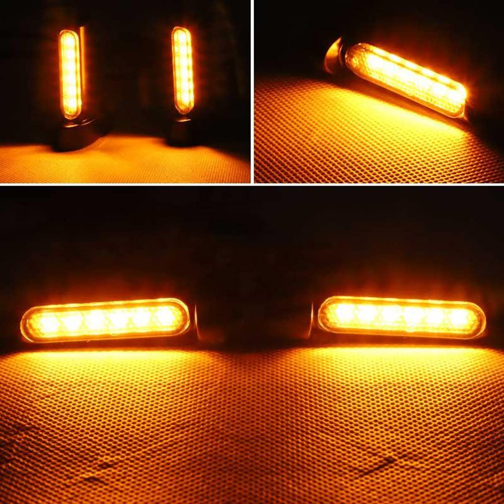 2pcs Led Motorcycle Tylne Wskaźniki Sygnału Skrętu Mruczące Światło Bursztynowe Lampa Lampa Klignotant Moto Dla Softild Sportster