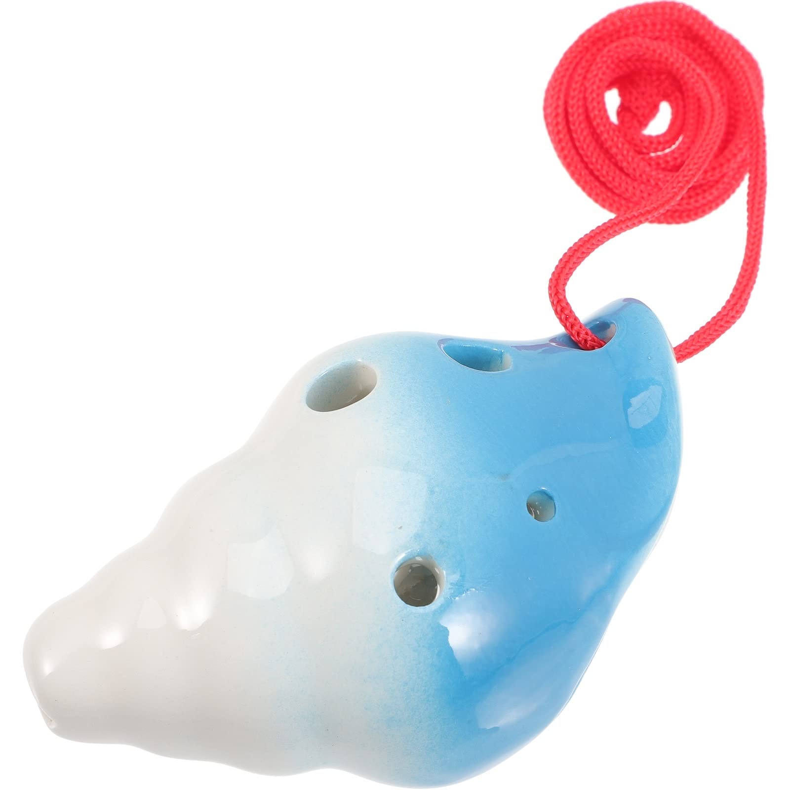 Ocarina instrumento agujero principiante práctica de cerámica niños principiantes agujeros de viento instrumento ocarina