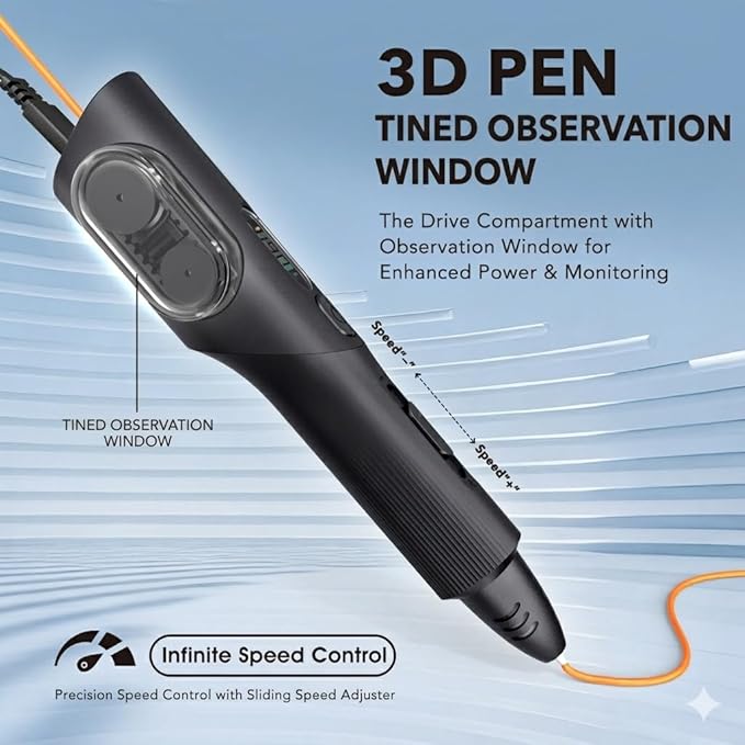 Lápiz 3D con Pantalla LCD, Temperatura Ajustable, Compatible PLA/ABS miniatura 5
