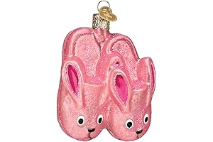 Old World Christmas Bunny Slippers Glass Blown Ornament: The Perfect Holiday Decoration