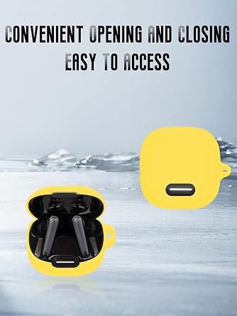 Case for Soundcore Liberty 4 NC Earbuds (Yellow)