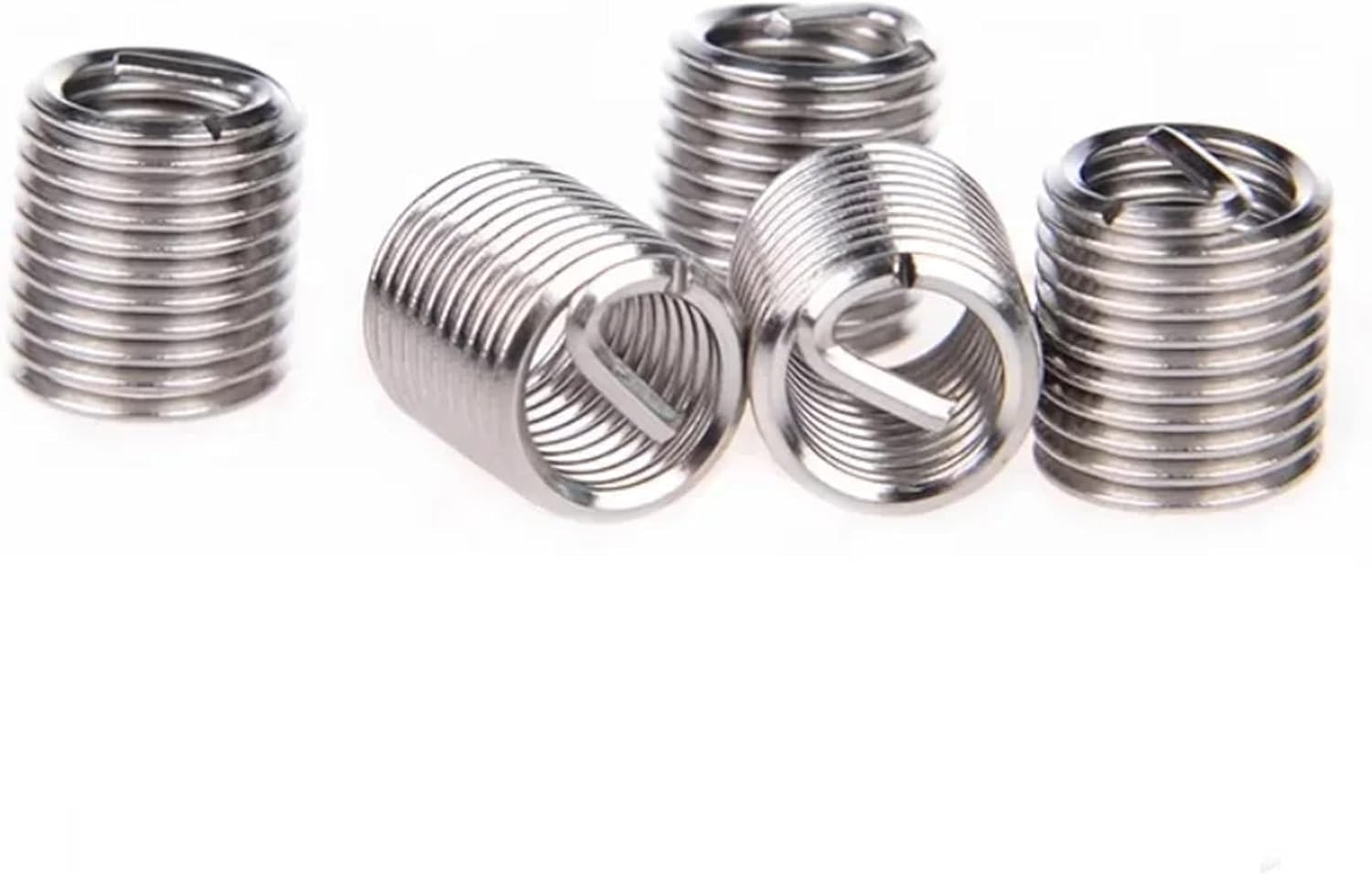 Screw Bushing Thread Repair Insert 20pcs M3x0.5 1D Wire Stainless Steel 304 Sleeve Helicoil Inserts(4D)