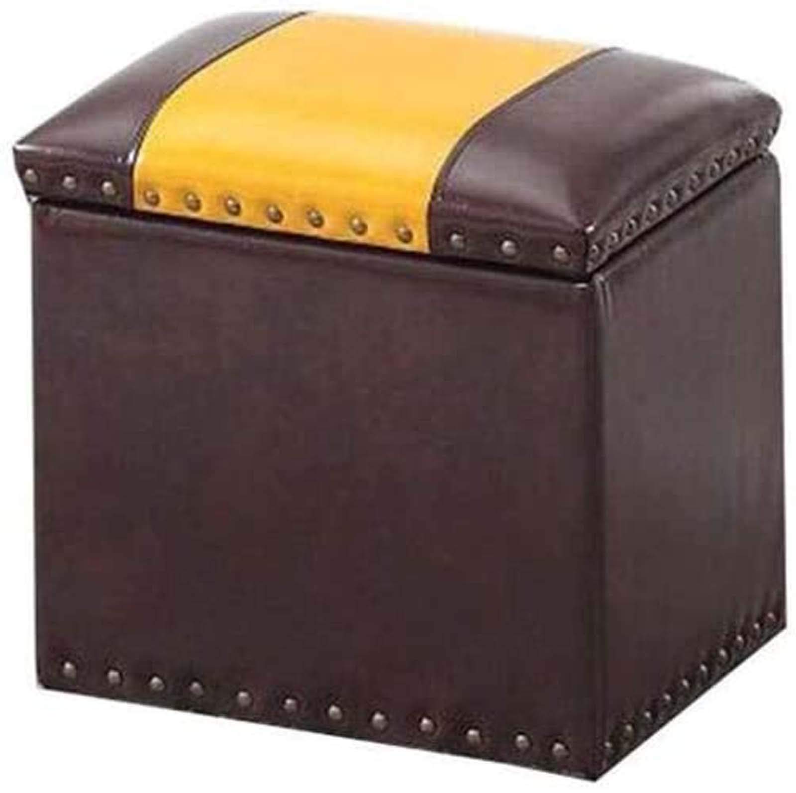 Pouf de rangement pour tabouret de chambre gain de place
