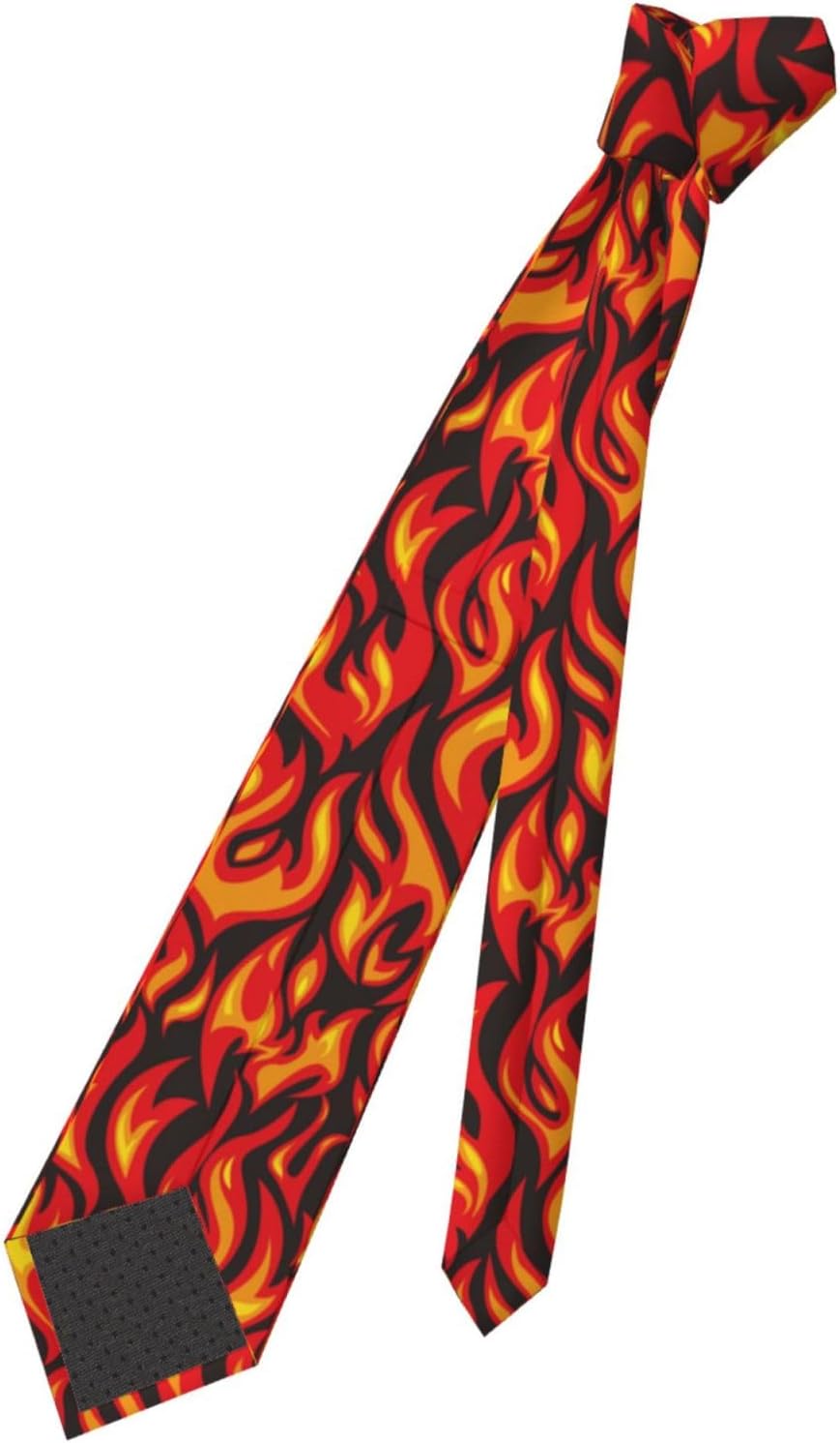 Camo Orange Ties For Men Novelty Neckties Classic Fashion Men's Tie For Wedding Party Casual Gifts
