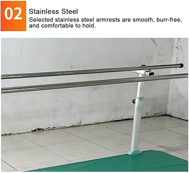 Adjustable Parallel Bars, Height and Width Rehab Equipment