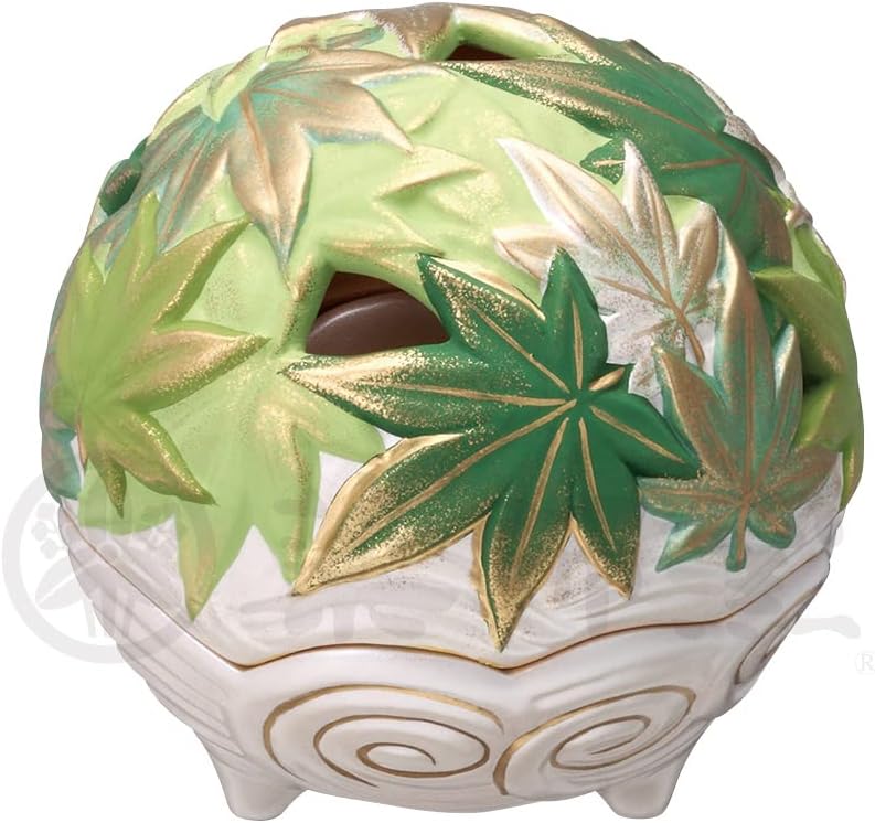 Yakushi Kiln Warakuzushi Suhara Nishiki Saijiki Accessory Holder, Aoba [8657]