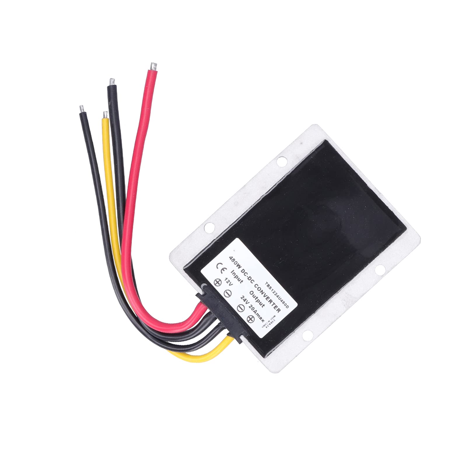 Alomejor DC Boost Converter 480W, Integrated Heat Dissipation | Materiales duraderos, alta confiabilidad, para navegación en automóvil, cámaras