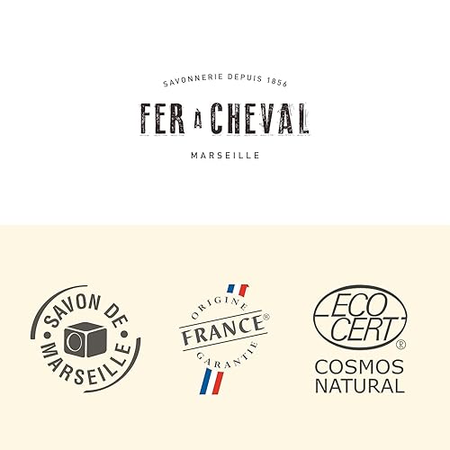 Miniatura 5 de Fer à Cheval Pure Olive Authentic Savon De Marseille Soap Bar, Natural Plant-Based Savon Marseille Soap Cube with French Olive Oil Soap, 300g