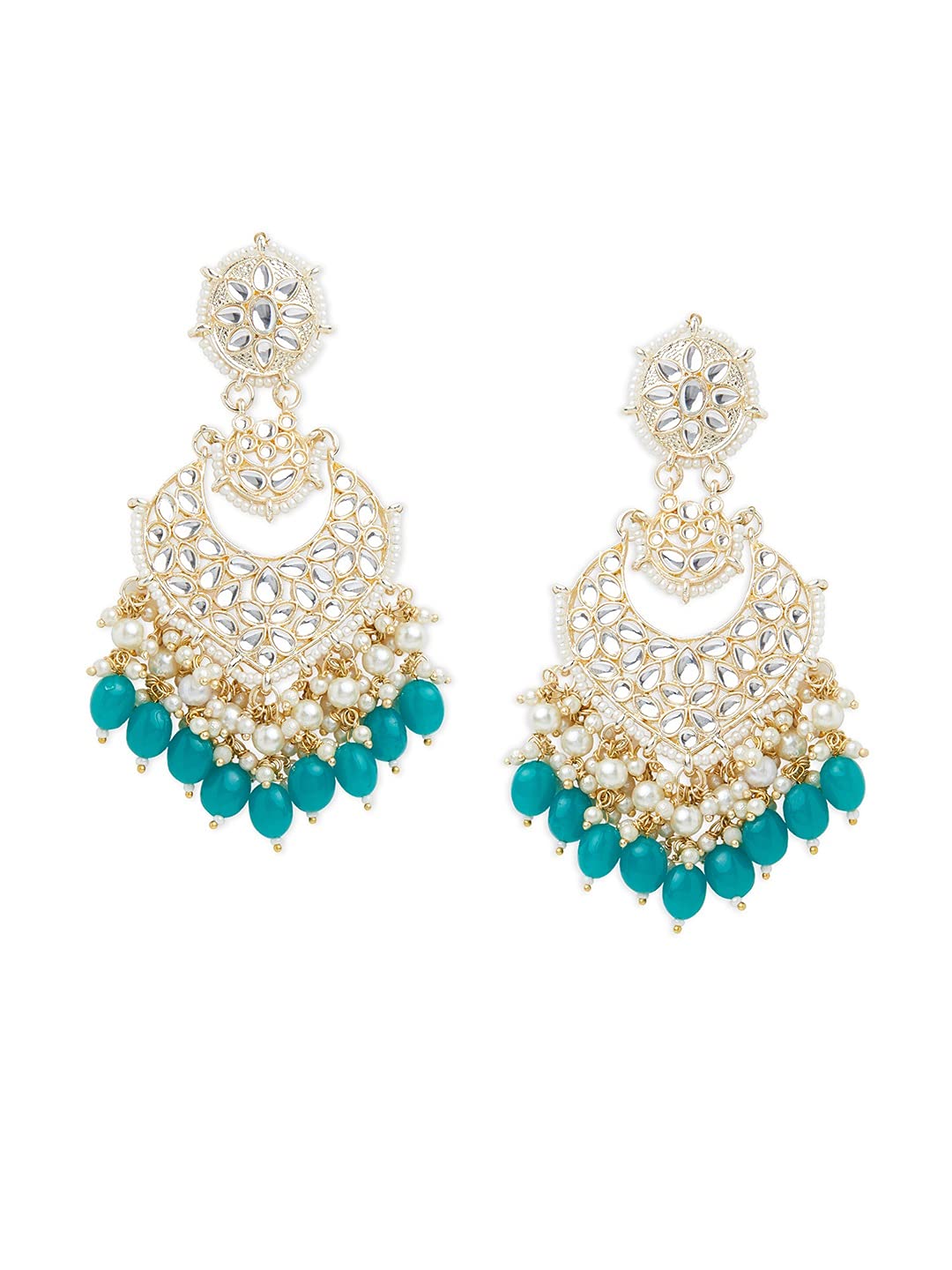 See full amazon price history chart for Zaveri Pearls Green Beads Traditional Kundan & Pearls Dangle Earring For Women-ZPFK11017 Zaveri Pearls Green Beads Traditional Kundan & Pearls Dangle Earring For Women-ZPFK11017 (B09GNJC15V) Amazon Price History, Amazon Price Tracker