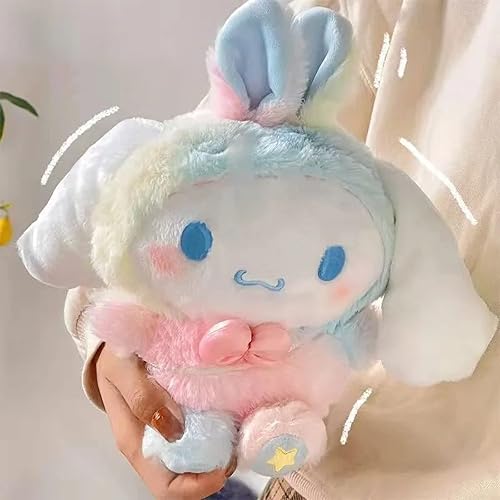 Miniatura 2 de xuyue Cinnamoroll - Almohada de peluche con texto en inglés "Rainbow My Melody", juguetes suaves para niños, regalos de cumpleaños, 6.7 x 10.6 in