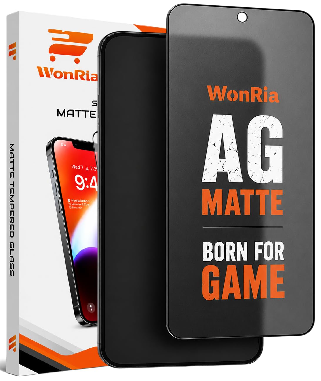 WonRia® Pack 1- Matte Tempered Guard for OnePlus 15R 5G [100% FingerPrint Working] 9H Screen Glass Protector Anti-FingerPrint - Installation Kit-image-15