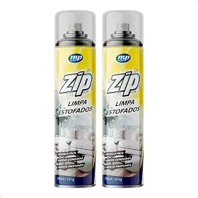 Kit 2 Espuma Limpa Estofados Zip 300ml / 251g - Limpeza a Seco Rápida e Eficiente!