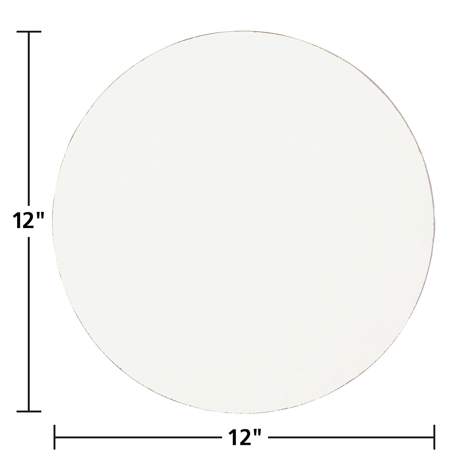 Hoffmaster 12" White Corrugated Cake Circles 250 ct.