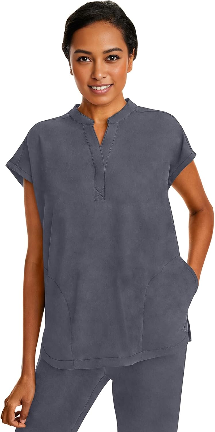 Healing Hands Women's Scrub Set Journey Top 2152 Toby Jogger Pant with Elastic Waistband 9244 Medical Scrub With 9 Pockets