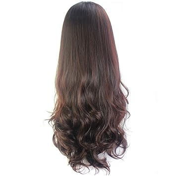 half wigs light brown