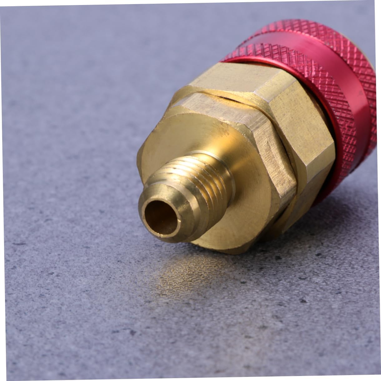 2Pcs Quick Connectors Conditioning Coupler Adapter Kit Red Blue for Easy Diagnosis and Charging of Car Systems