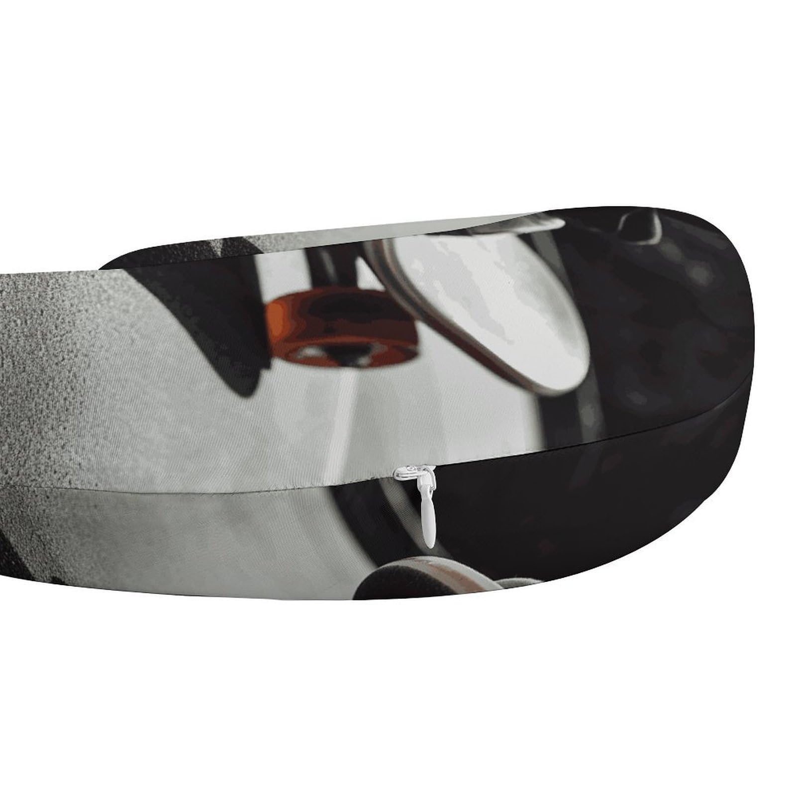 Almohada en forma de U para rueda de monopatín, núcleo de almohada de espuma viscoelástica, cojín, proporciona apoyo para el cuello, almohada de viaje, adecuada para aviones, coches, hogares