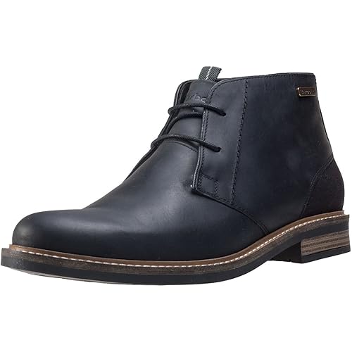 Mens Barbour Readhead Office Shoes Leather Work Chukka Ankle Boots