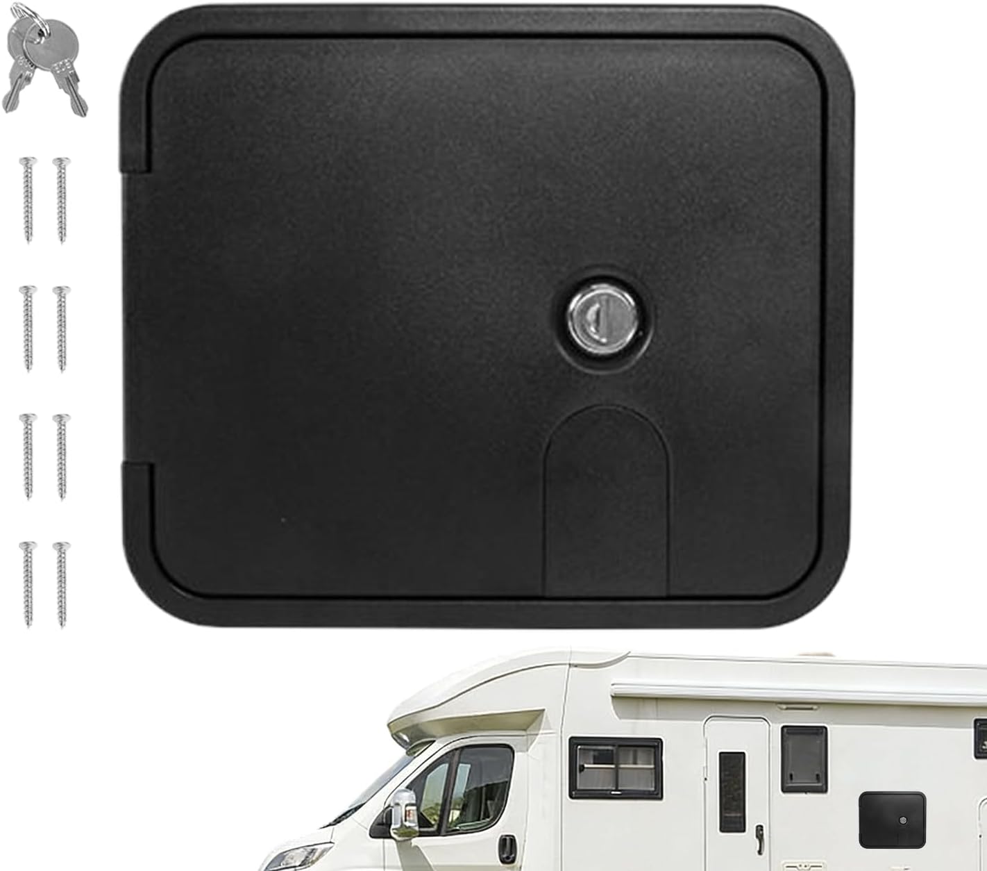 RV Storage Door,Camper Compartment Cover | Rv Access Door Cable Hatch | for Vehicles Interior Port Floor Cable Inspection