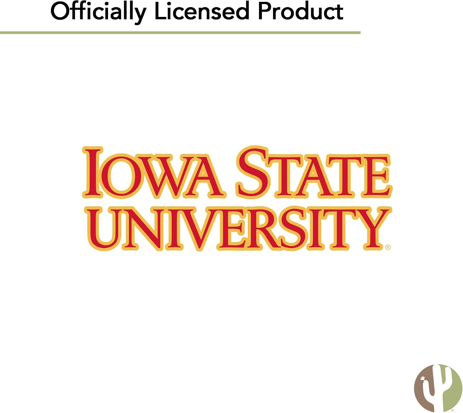Desert Cactus Iowa State University Can Insulator ISU Cyclones Beverage Cooler 1 Pack Foam 12oz Can Holder Single Sided (Design A)