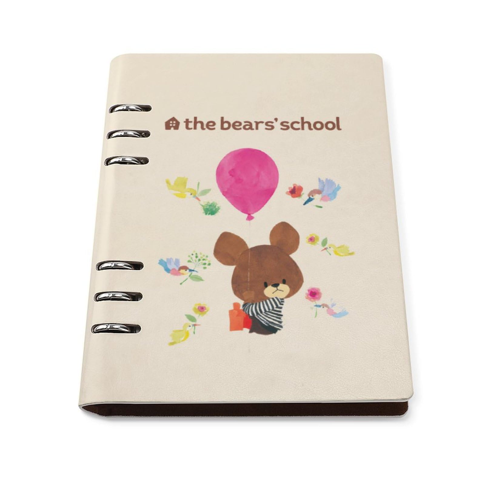 Amazon.co.jp: くまのがっこう システム手帳 PU ノートメモ帳