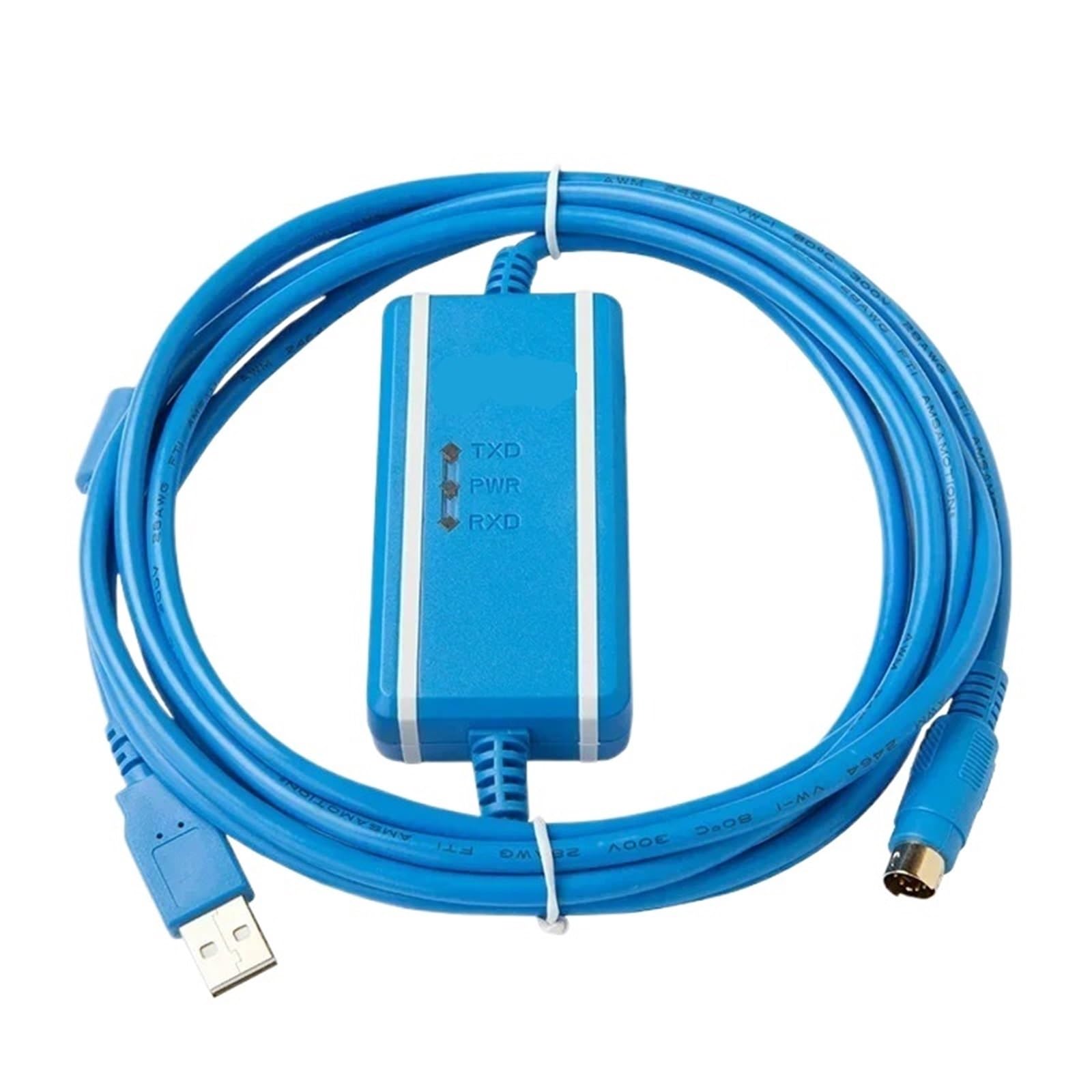 Câble de Programmation USB-QC30R2 for série Q, câble de données de téléchargement USB/RS232 Compatible Windows 7/XP(FTDI Type)