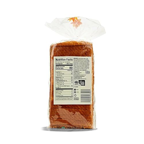Vista 2 de 365 by Whole Foods Market, Pan Sandwich de trigo integral orgánico, 20 onzas