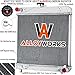ALLOYWORKS 2 Row Core All Aluminum Radiator for 1976-1985 Mercedes-Benz 230 240D 280E 300D 2.3L L4 3.0L