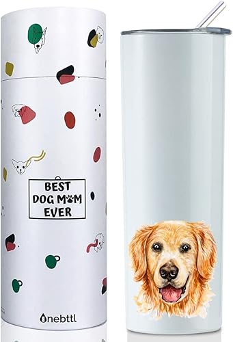 Onebttl Regalos Golden Retriever, Life is Better with A Golden Retriever, regalos para amantes de los perros, regalos para mamá, dueña de perros,