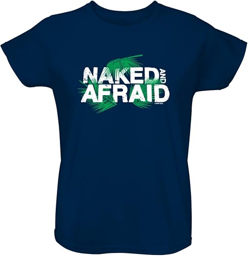 Naked and Afraid Women's T-Shirt, Navy