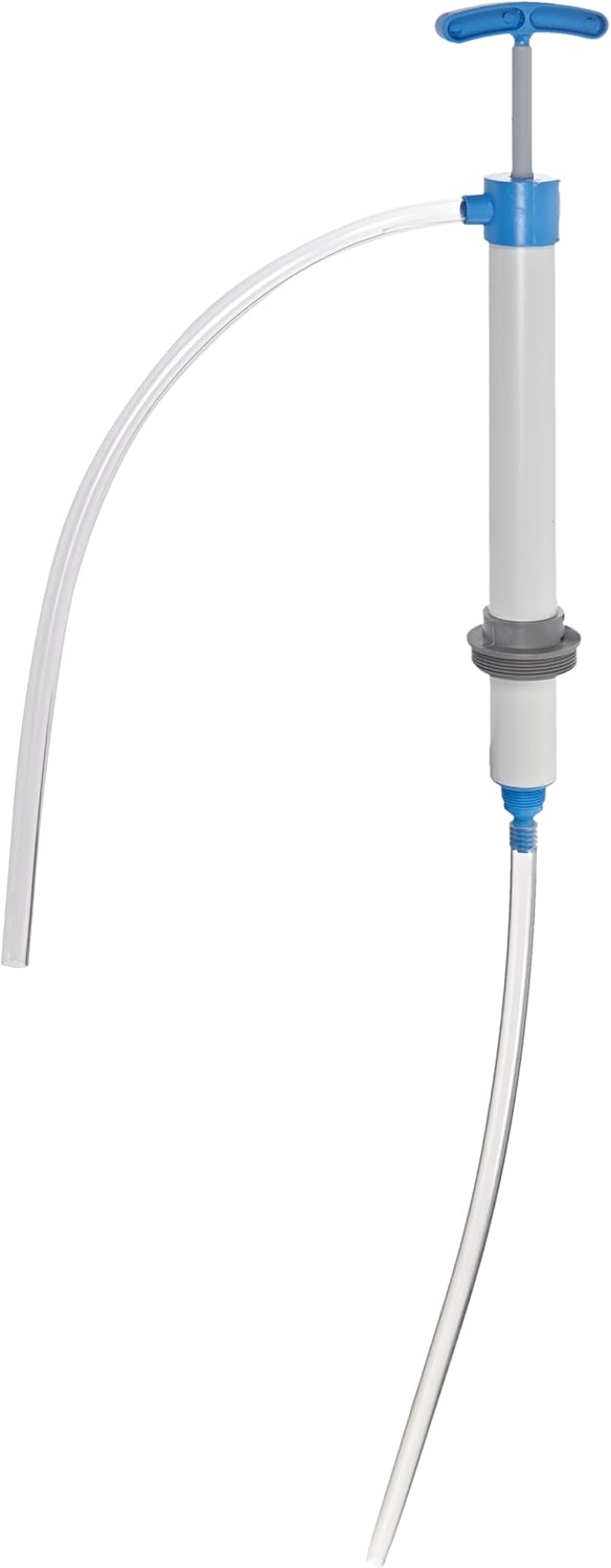 Action Pump 506 8 oz. PVC Piston Drum Pump with 22" Discharge Hose
