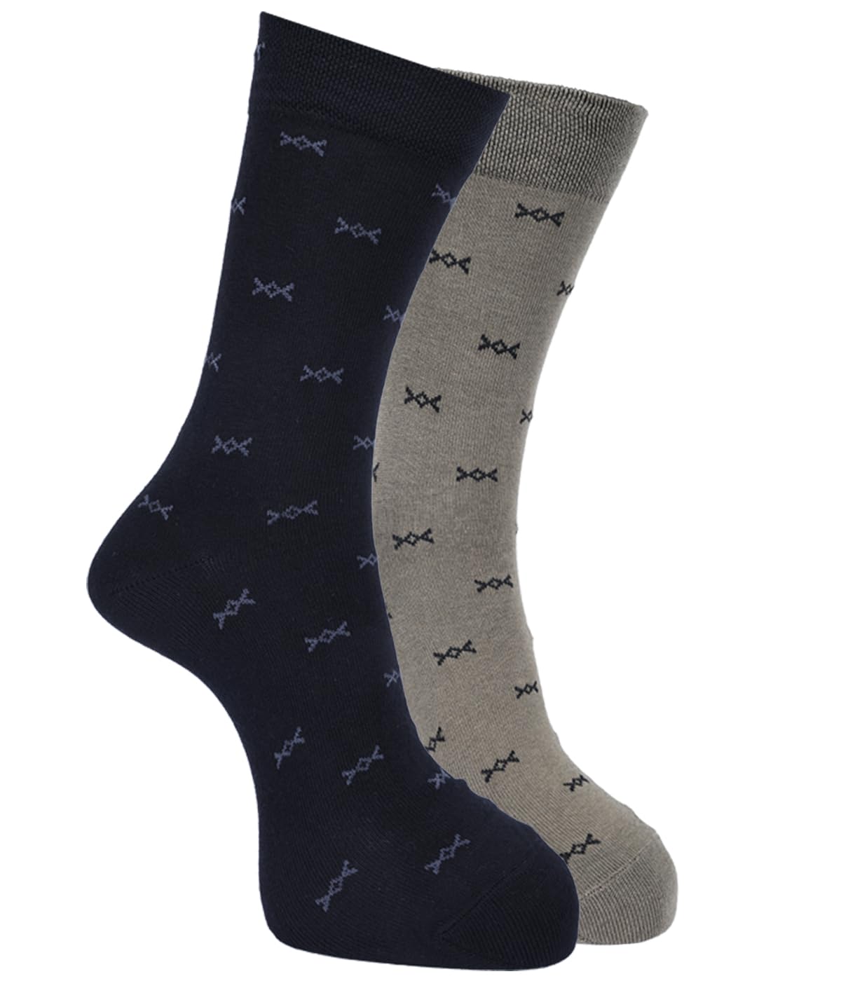 force nxt BY Dollar Full Length Cotton Comfort Socks for Men, Compact Cotton Stretch Crew/Mid Calf Length Socks (Free Size Pack of 2)-picture-27