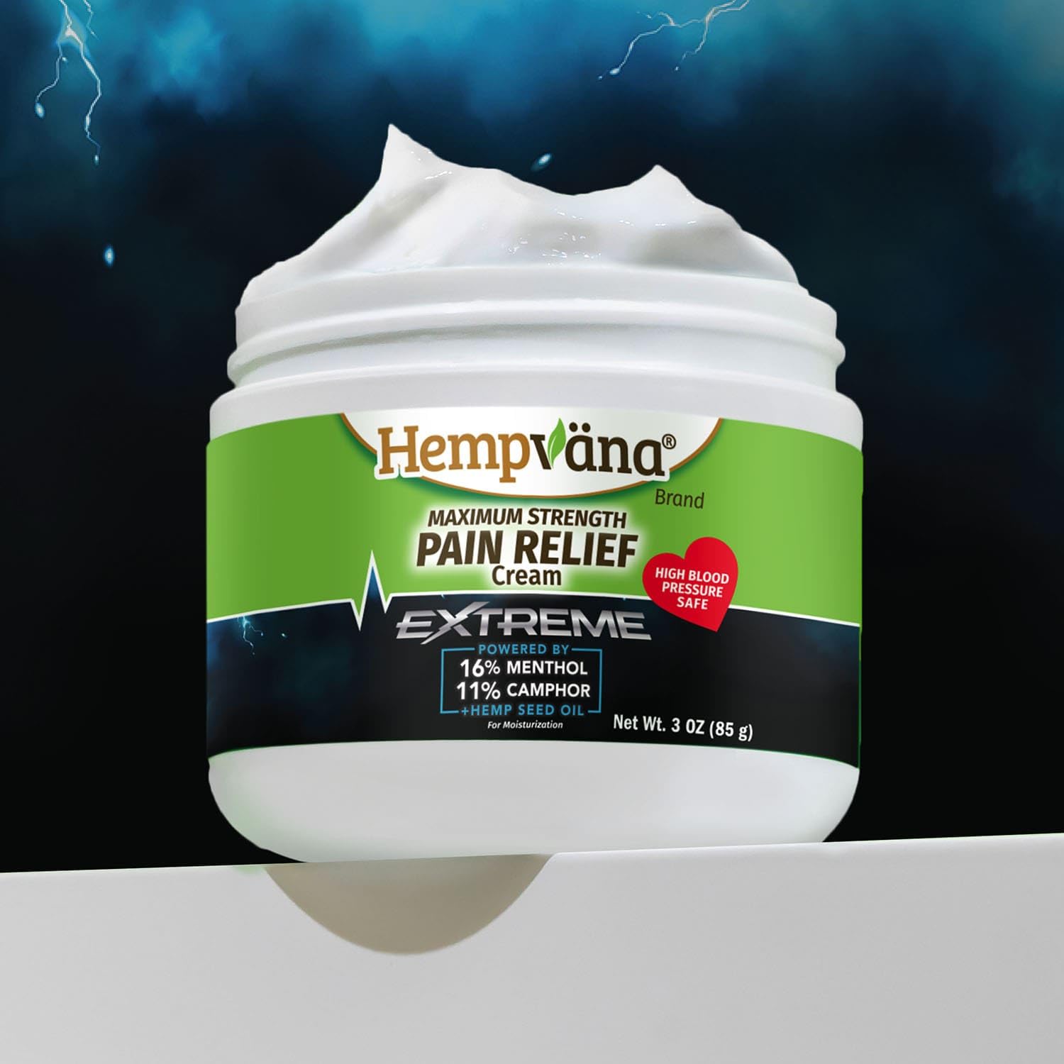 Hempvana Extreme Pain Relief Cream, 16% Menthol & 11% Camphor, Hemp Oil — Amazon image 9
