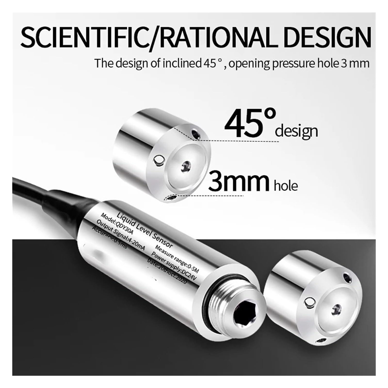 Czujnik poziomu napełnienia otworu 19 mm