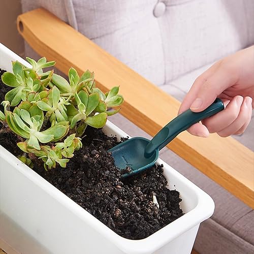 Miniatura 7 de 3 piezas de herramientas para suculentas, mini rastrillo, mini palas de material plástico, pequeñas herramientas de jardinería, juego de