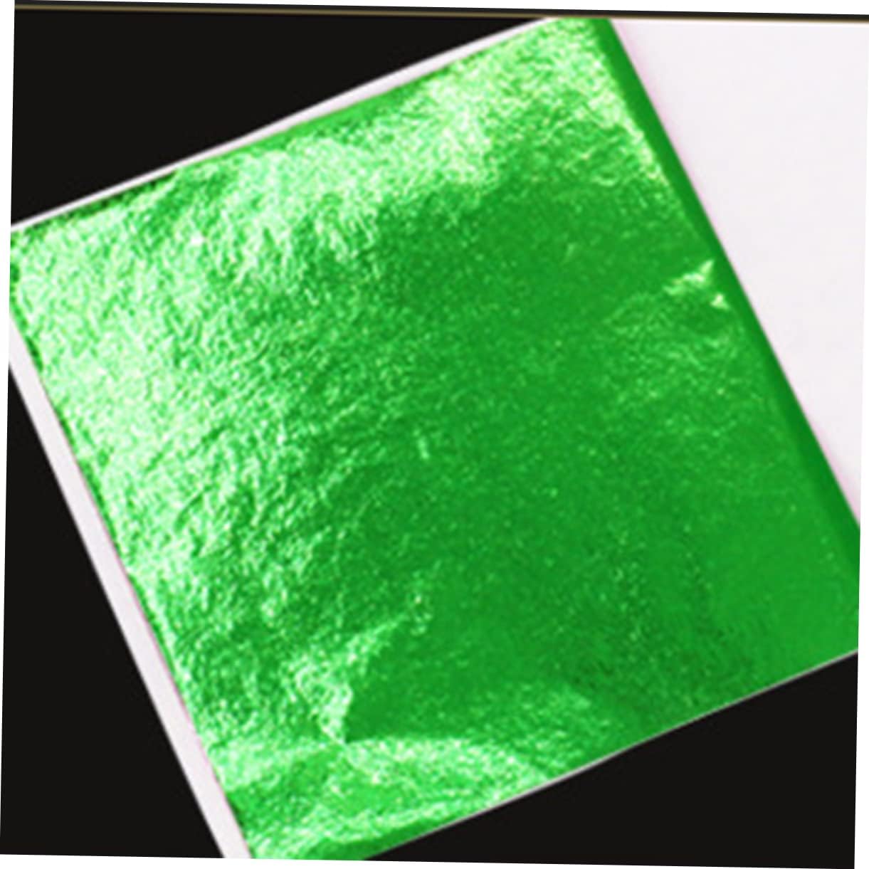 IWOWHERO 150pcs Leaf Foil Paper Imitation Leaf Sheets Shiny Foil Craft Decoration for Art